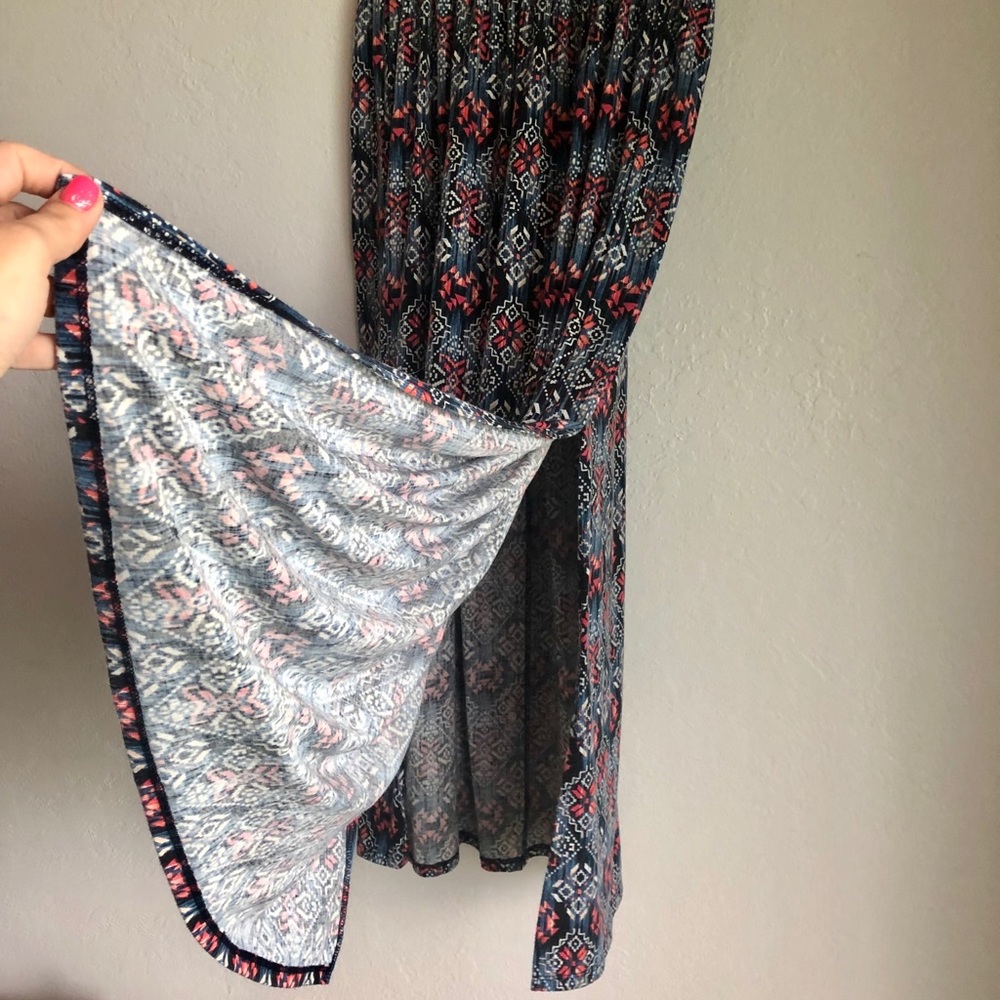 Tribal Print Maxi Skirt